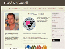 Tablet Screenshot of davidmcconnell.com